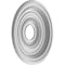 Ekena Millwork Cole PVC Medallion (Canopies up to 4 1/2"), 16"OD x 3 1/2"ID x 1"P, UltraCover Satin Blossom White CMP16COGBW - alternate 4